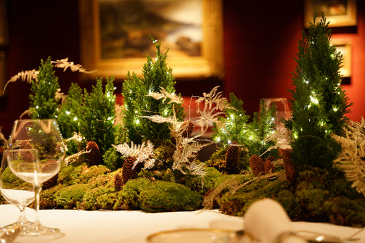 Christmas Private Dinner Tablescape