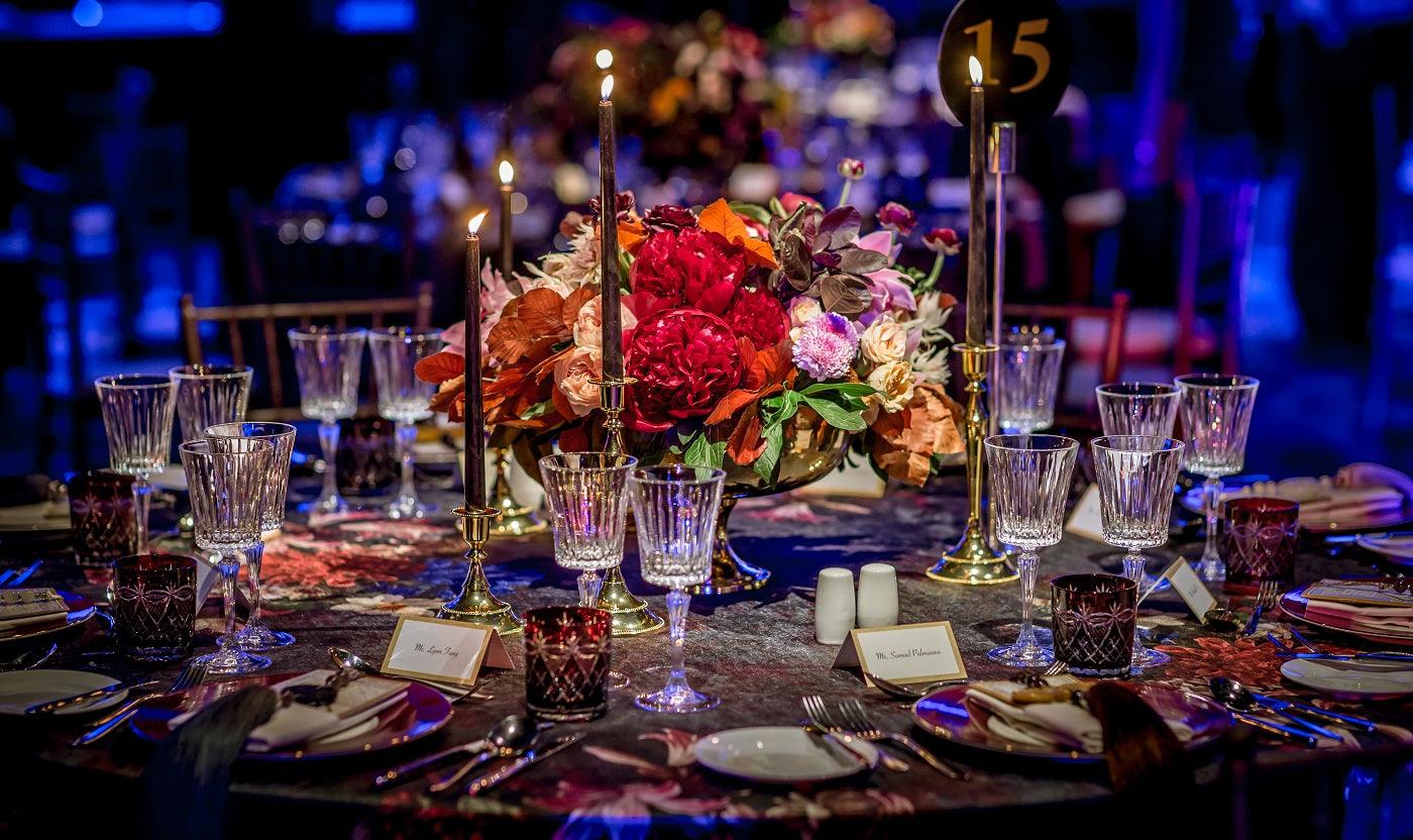 Gala Dinner at The Ritz Carlton - Ellermann Flowers