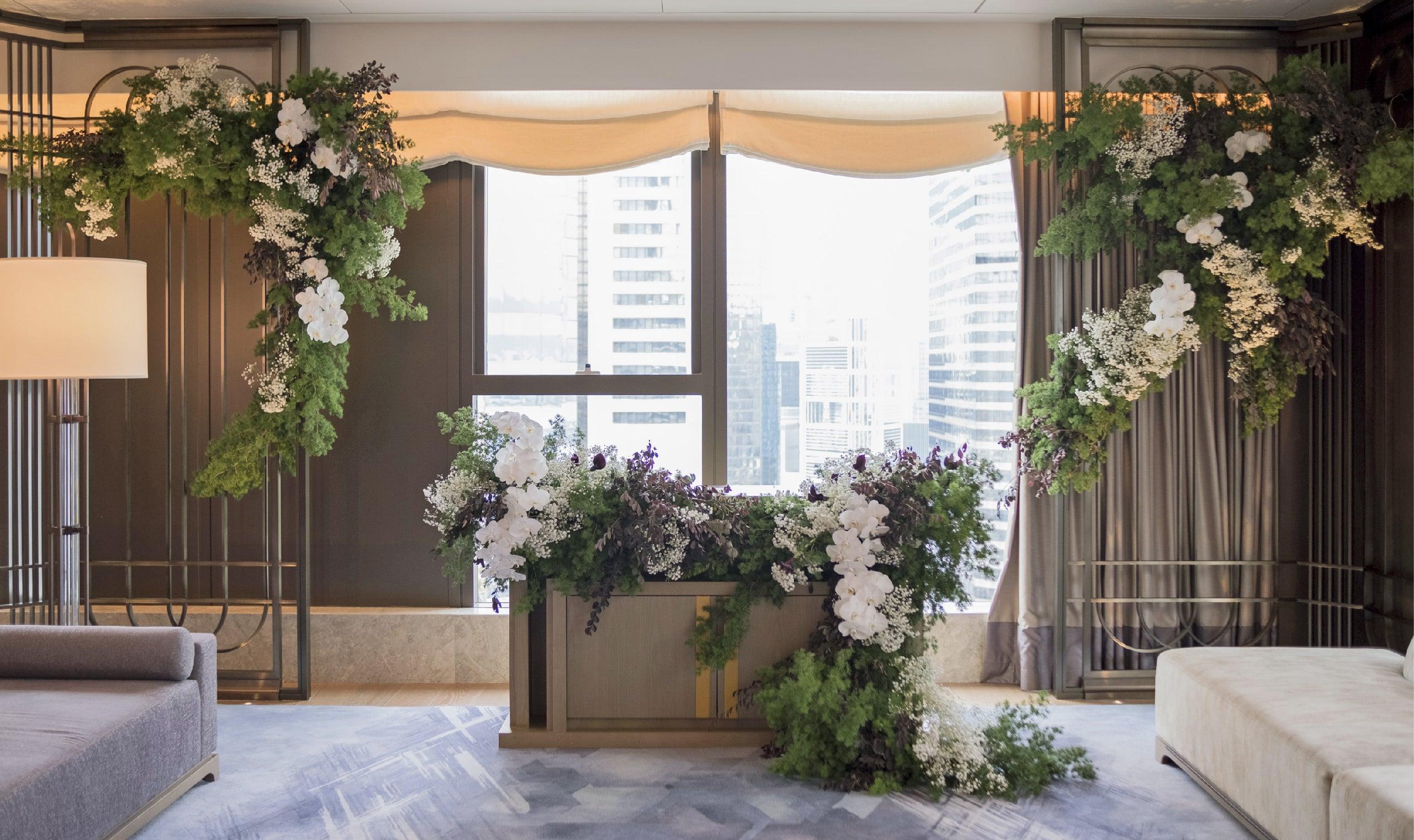 Kristy & Kelvin's Wedding at St. Regis Hong Kong - Ellermann Flowers