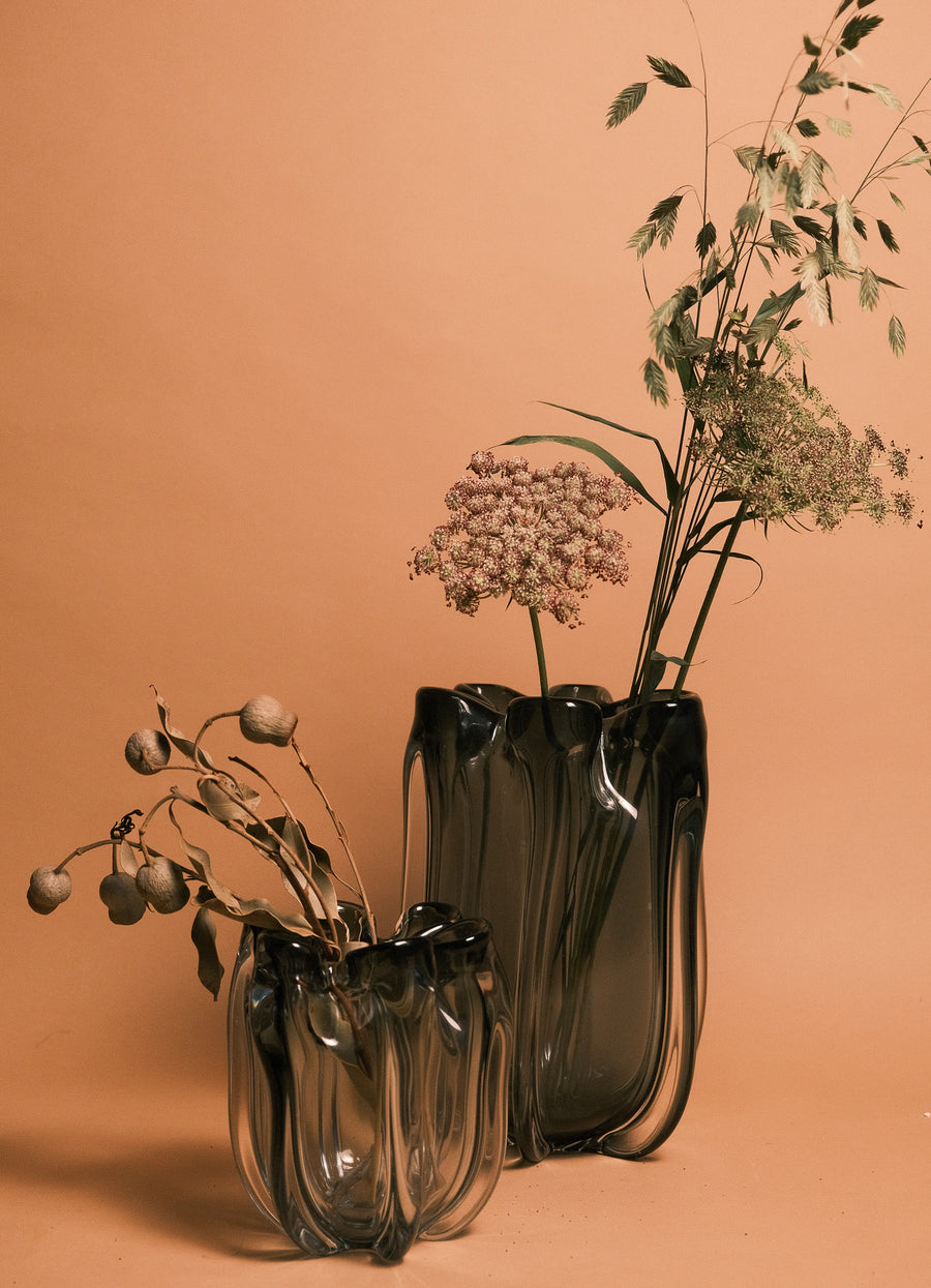 Flower Shape Smoke Vessel Vase - Small