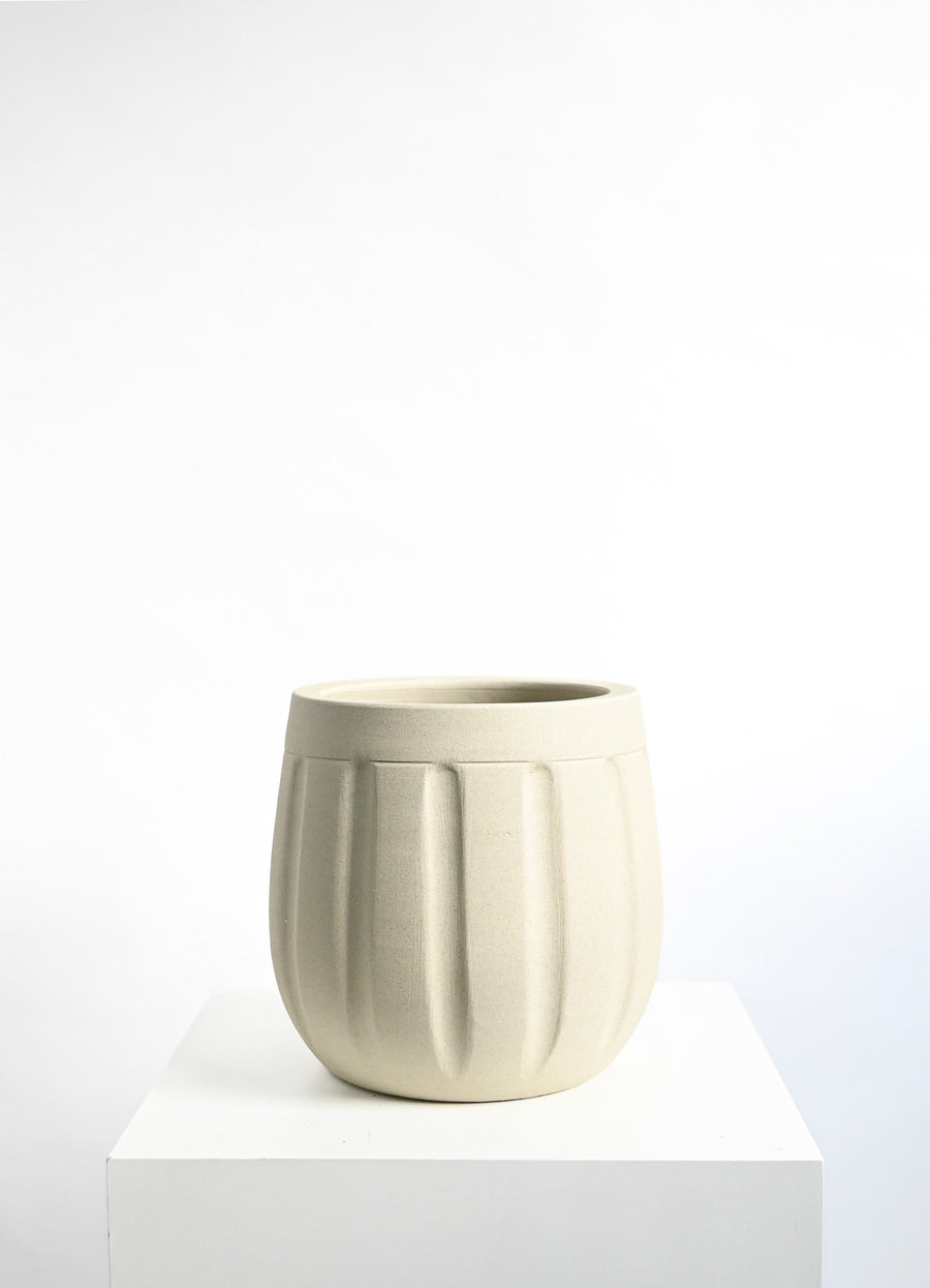 Light Grey Ceramic Planter - Small