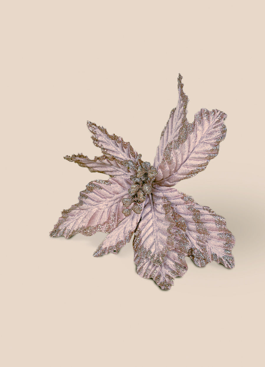 Festive Silk Flower - Dusty Pink