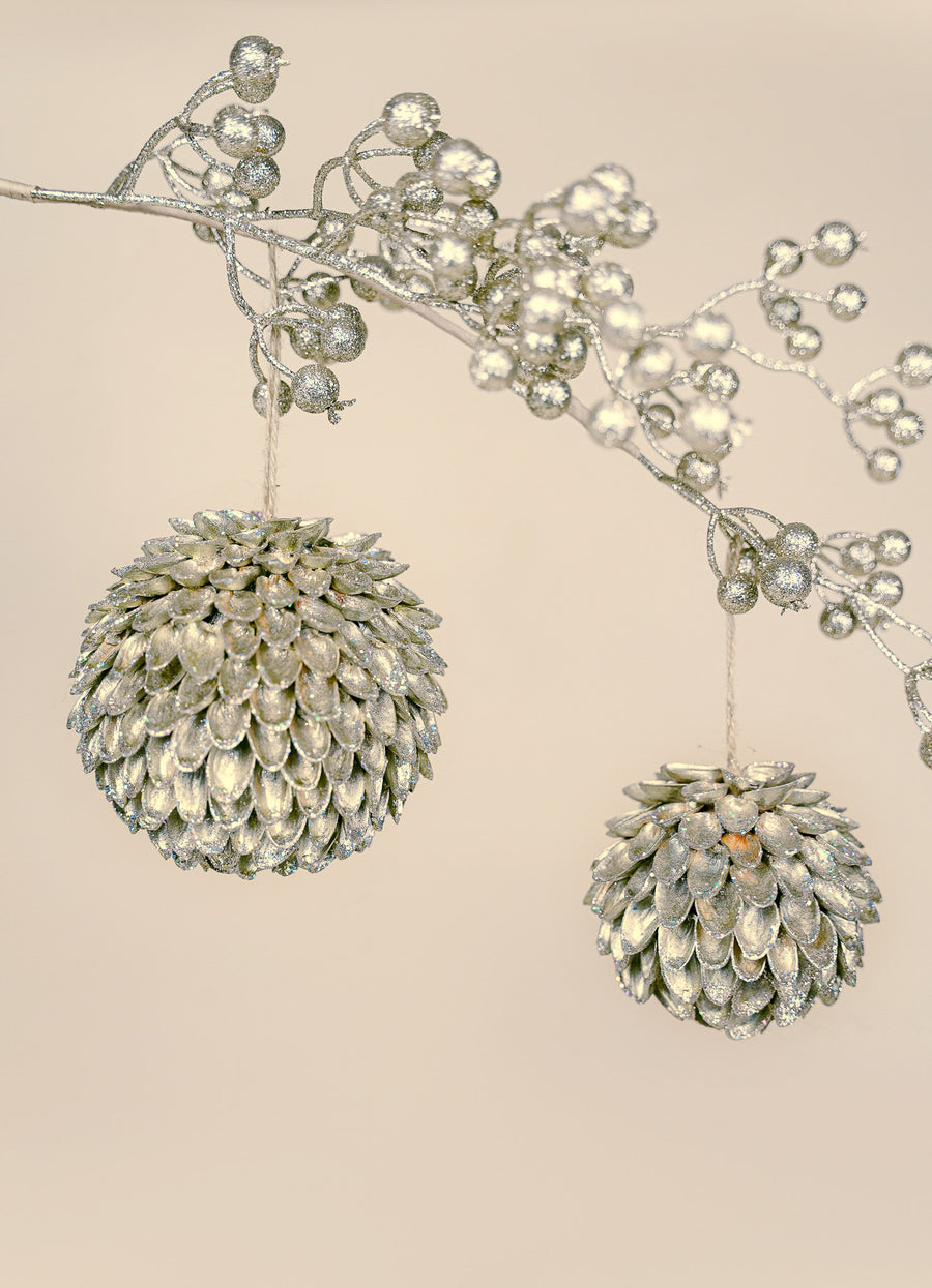 Natural Tree Ornament - Gold