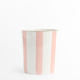 Ellermann Striped Pot - Dusty Pink - Medium