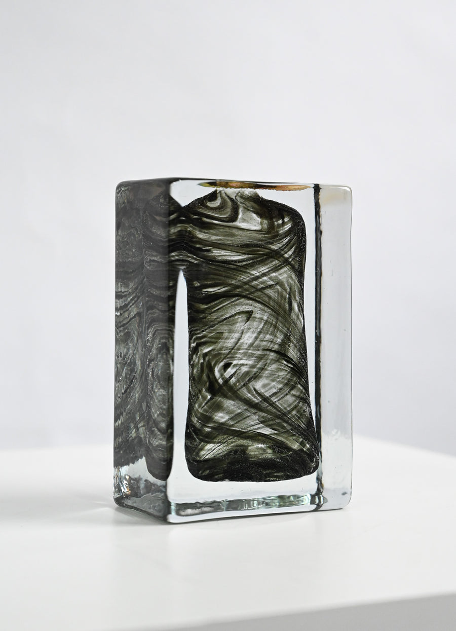 Rectangular Glass Bookend - Grey