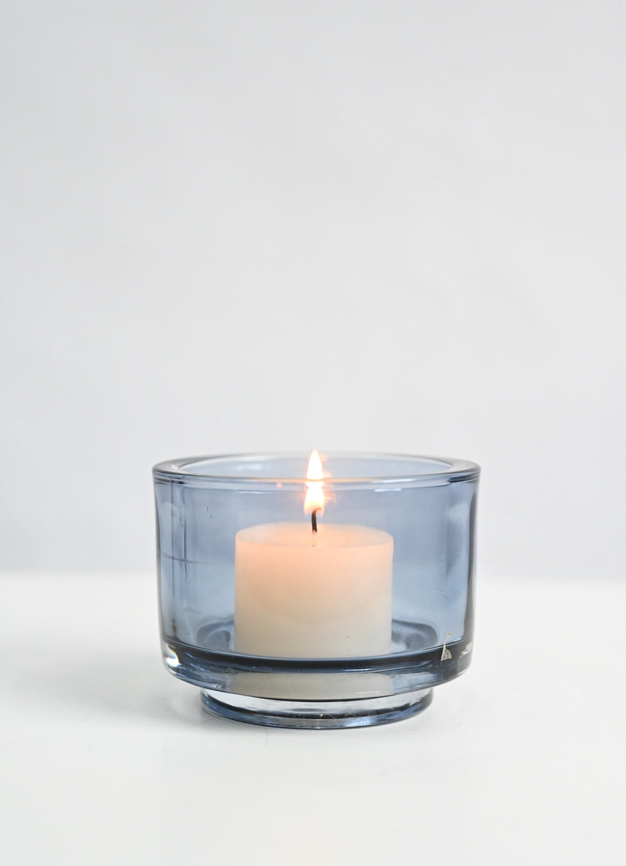 Glass Candle Holder - 8cm