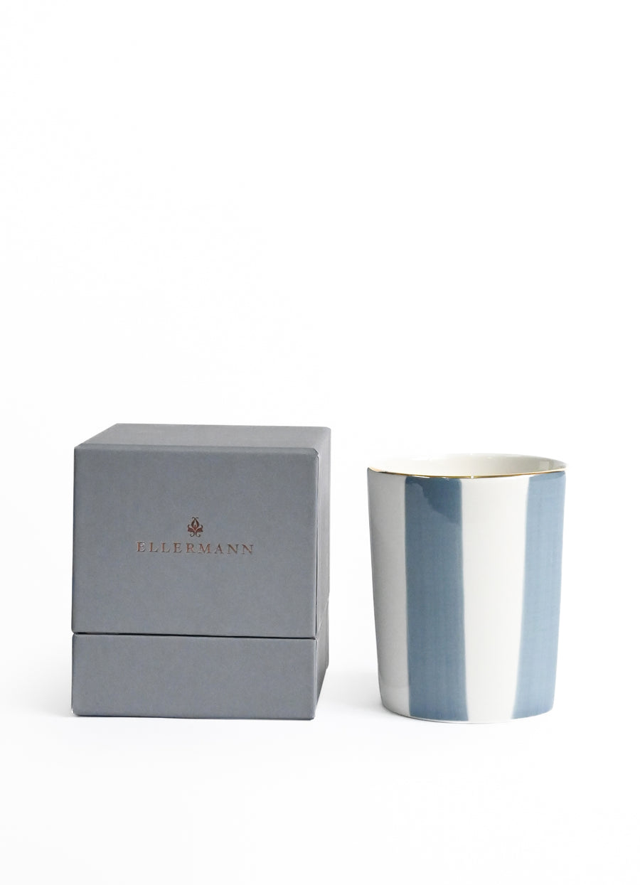 Ellermann Striped Pot - Grey Blue - Small