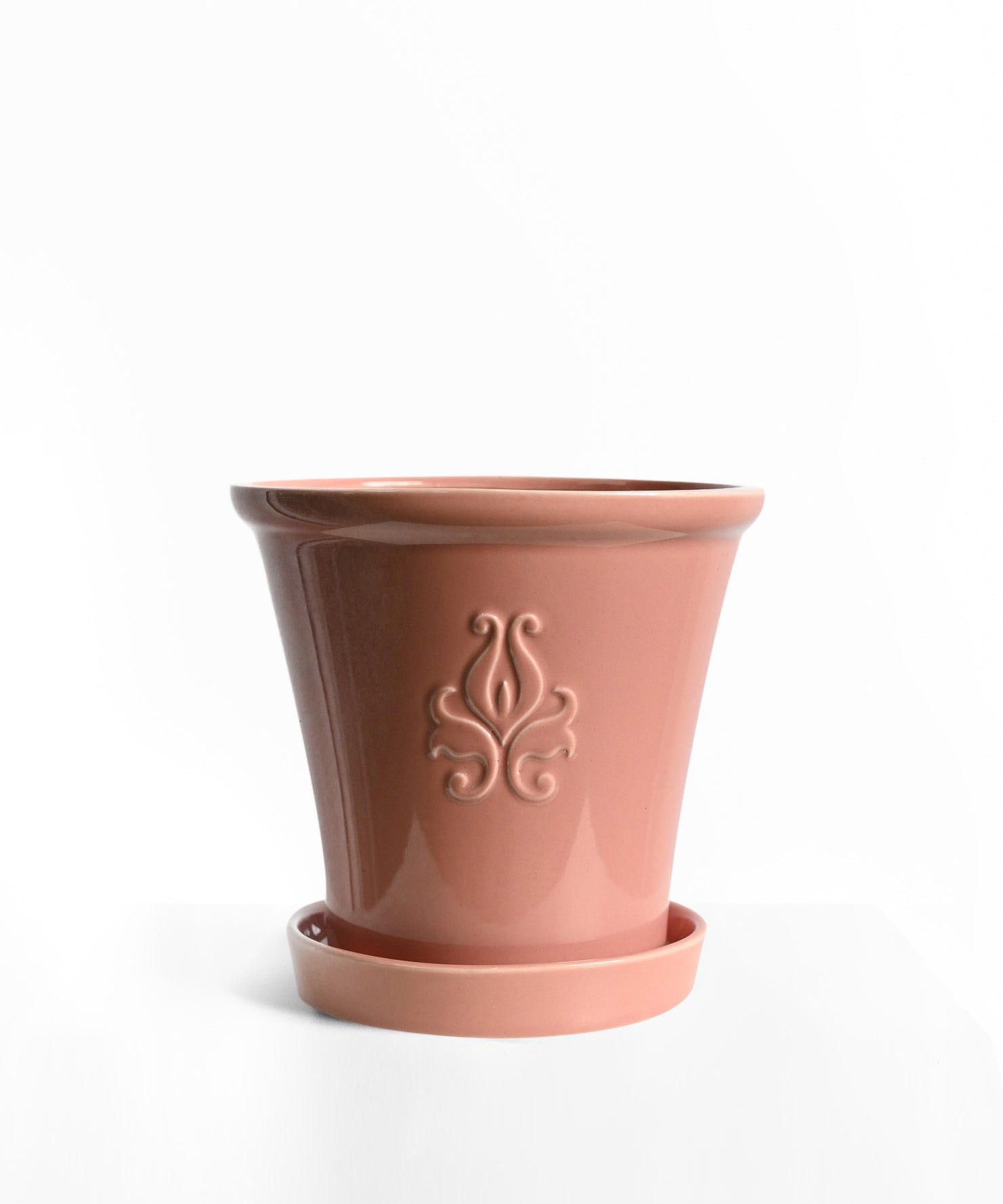 Ellermann Herb Pot with tray - Terracotta Red