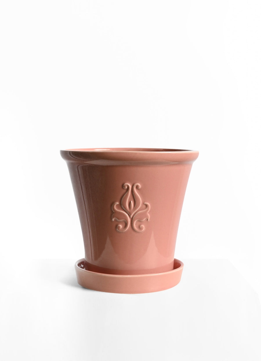 Ellermann Herb Pot with tray - Terracotta Red